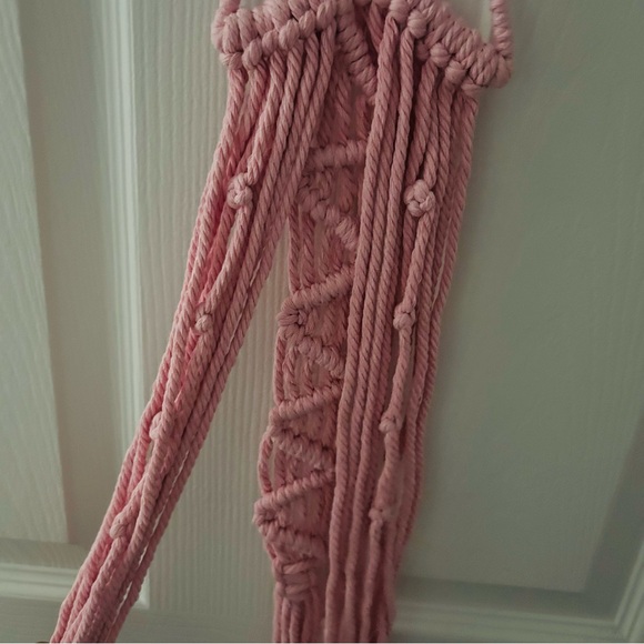 Pink Star Dream Catcher Macrame Wall Hanging Decor - Picture 4 of 8